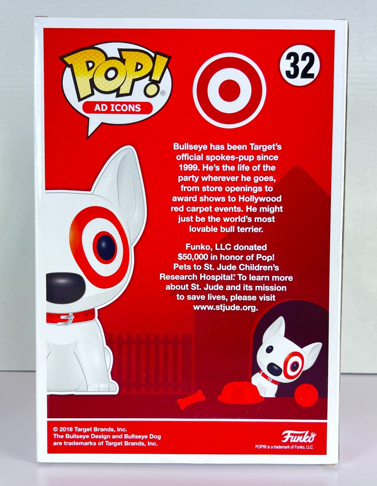 Funko POP Vinyl - Ad Icons - Bullseye - #32 Target Exclusive 10" Inch