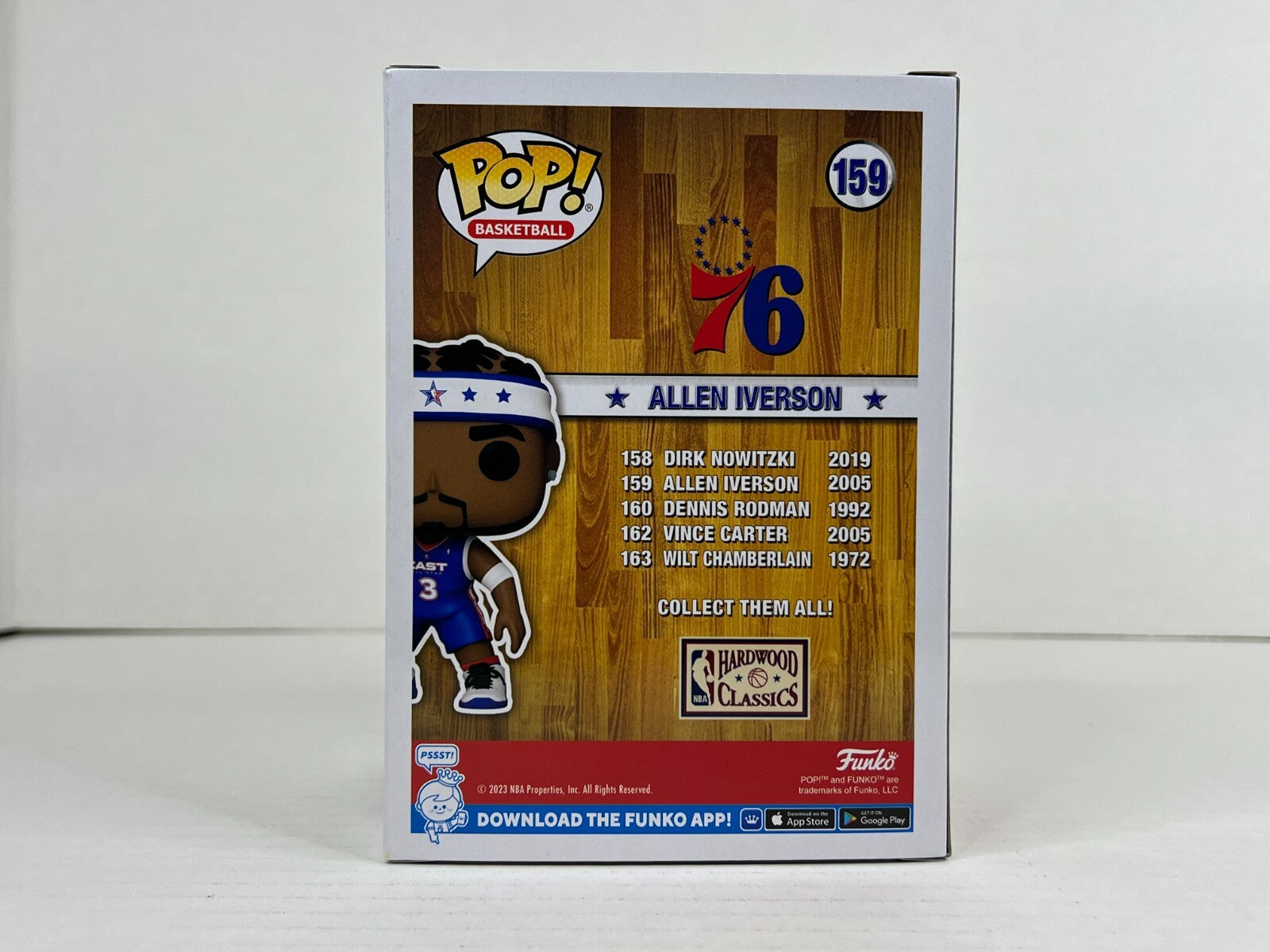 Funko POP Vinyl - Basketball - NBA All Stars - Allen Iverson - #159