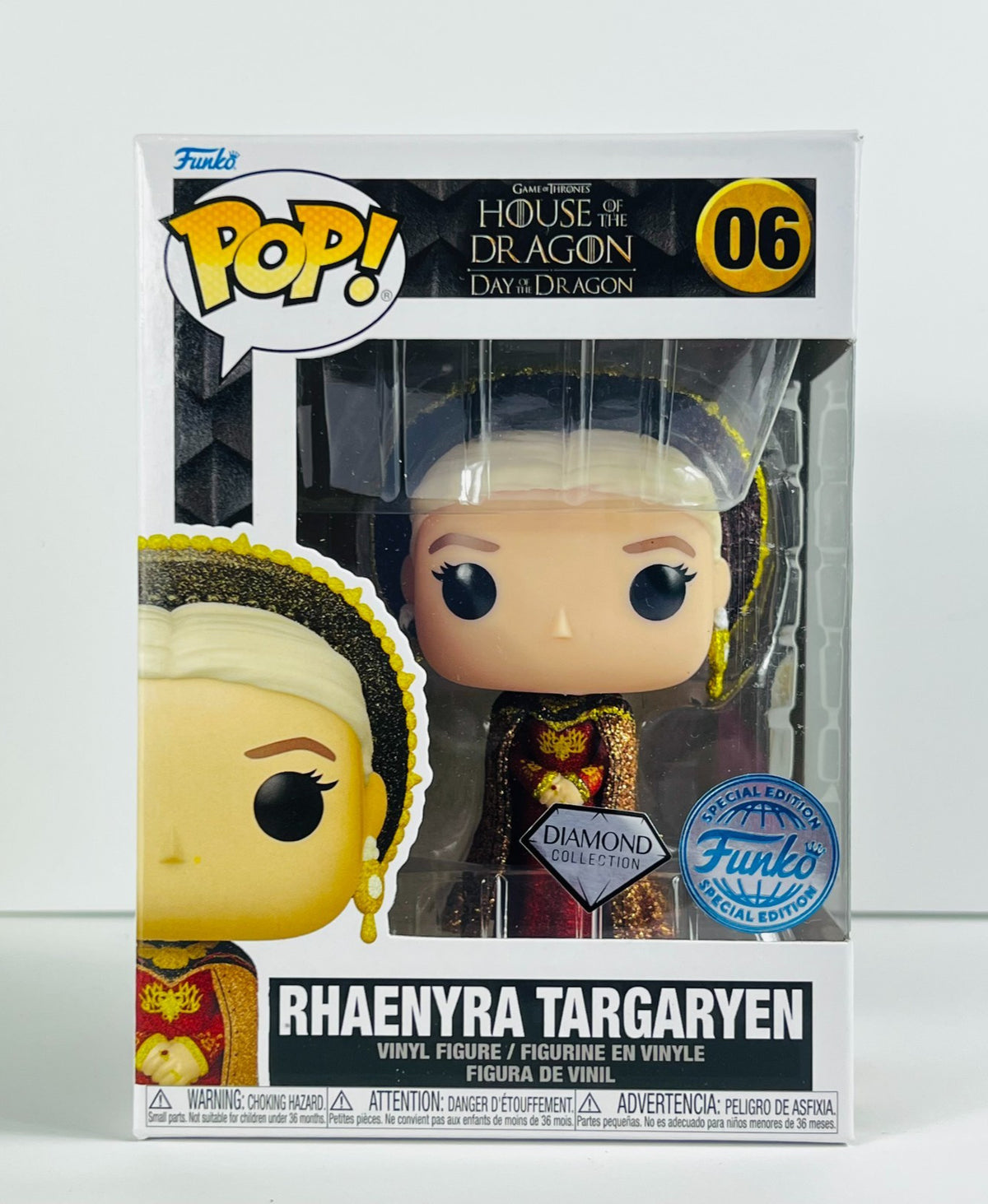 Funko POP Vinyl - House of The Dragon - Rhaenyra Targaryen - #06 Diamond