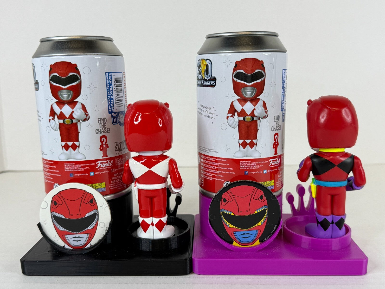 Funko POP Soda - Power Rangers - Red Ranger - Common and Chase Set - 15000 Pcs