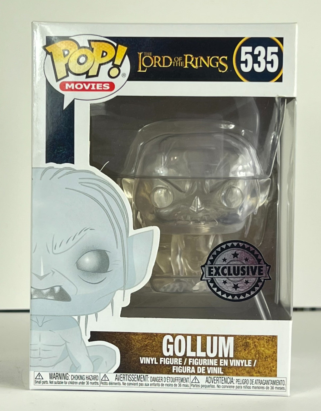 Funko POP Vinyl - Movies - Lord of The Rings - Gollum - #535 Exclusive