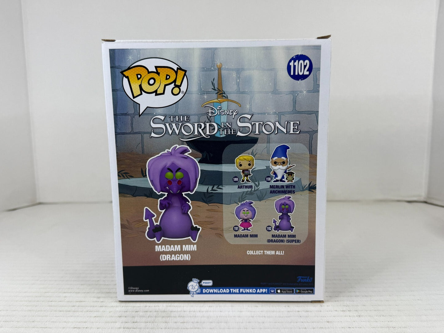 Funko POP Vinyl - Disney - Sword In The Stone - Madam Mim Dragon - #1102