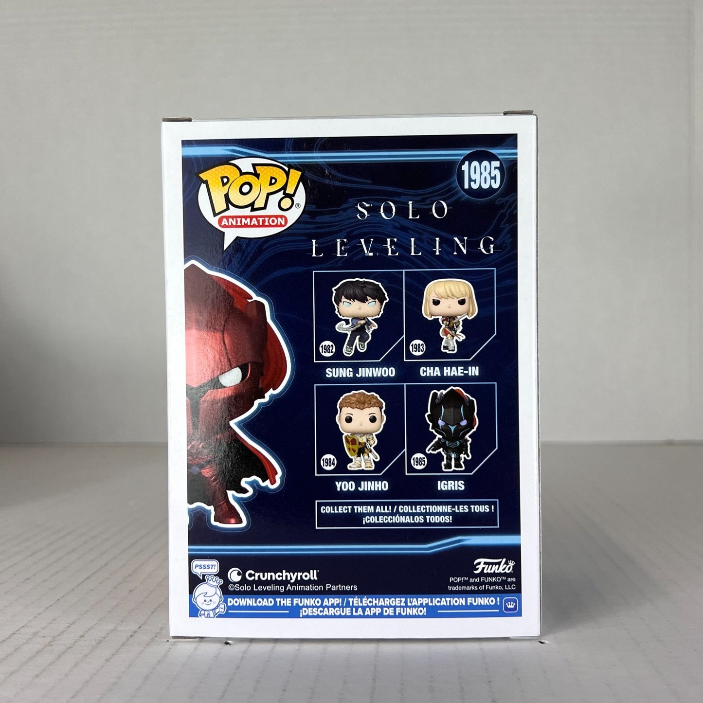 Funko POP Vinyl - Animation - Solo Leveling - Igris #1985 GITD Metallic Chase 2
