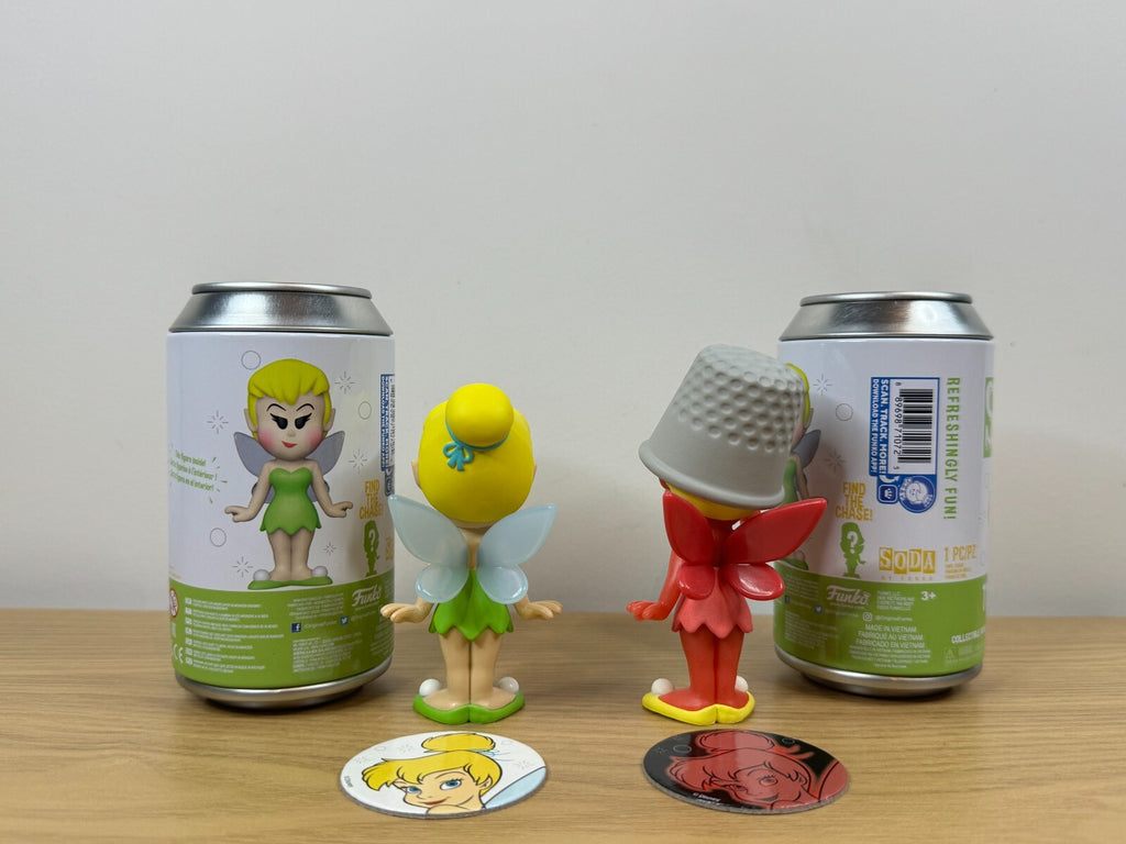 Funko POP Soda - Peter Pan - Tinkerbell - Common and Chase Set - 12000 Piece