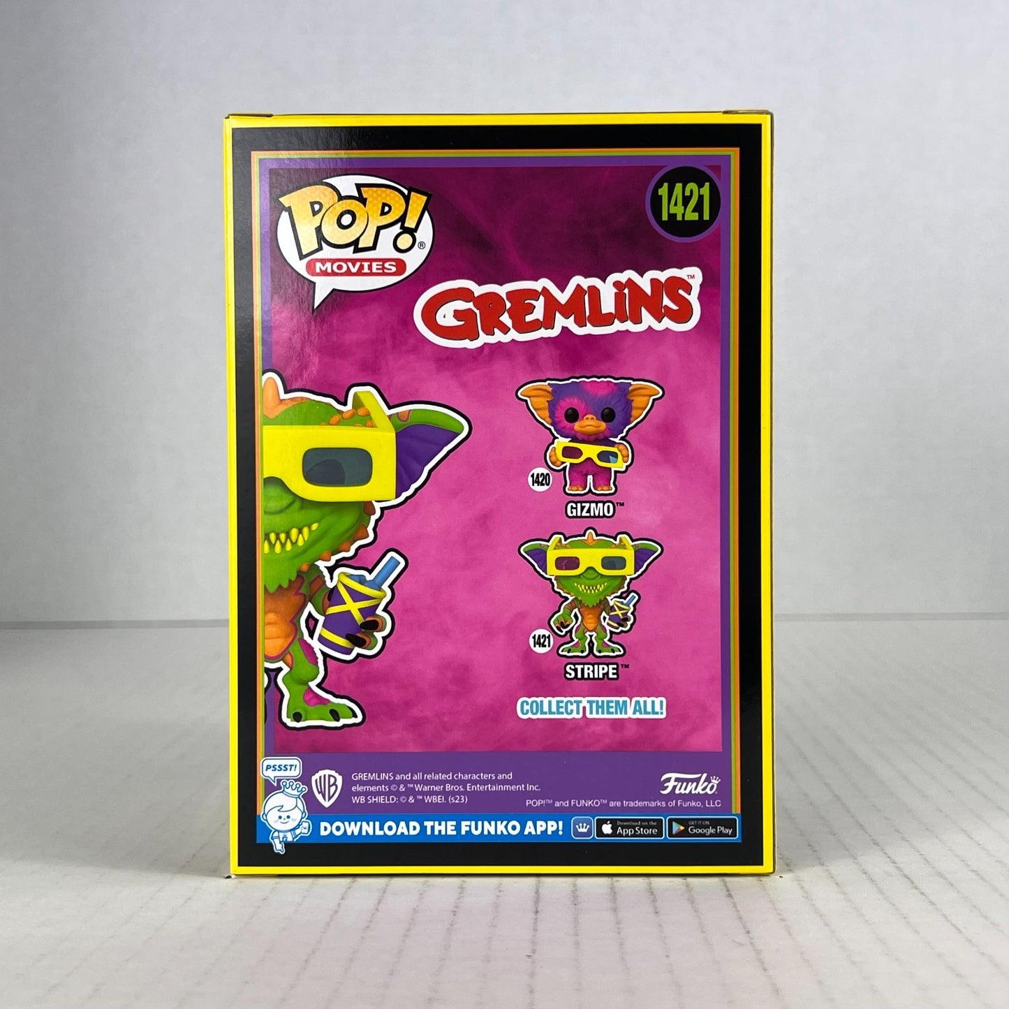 Funko POP Vinyl - Movies - Gremlins - Stripe - #1421 Blacklight