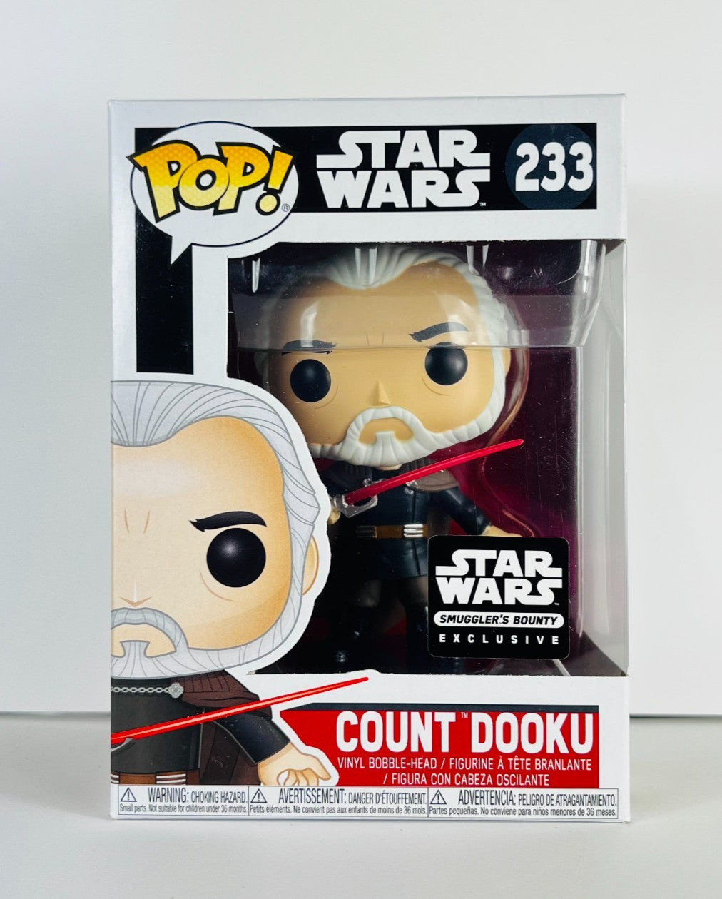 Funko POP Vinyl - Star Wars - Count Dooku - #233 Smugglers Bounty Exclusive