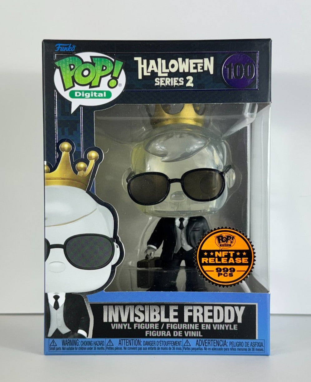 Funko POP Vinyl - Digital - Halloween Series 2 - Invisible Freddy #100 - 999 Pcs