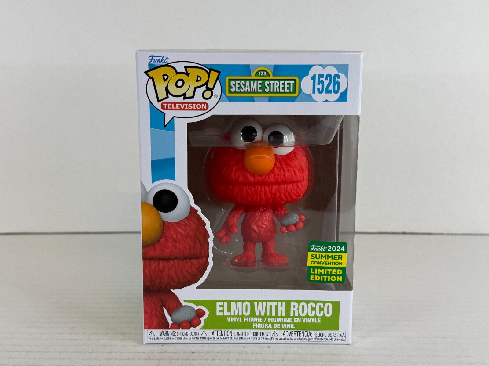 Funko POP Vinyl - Television - Sesame Street - Elmo With Rocco - #1526