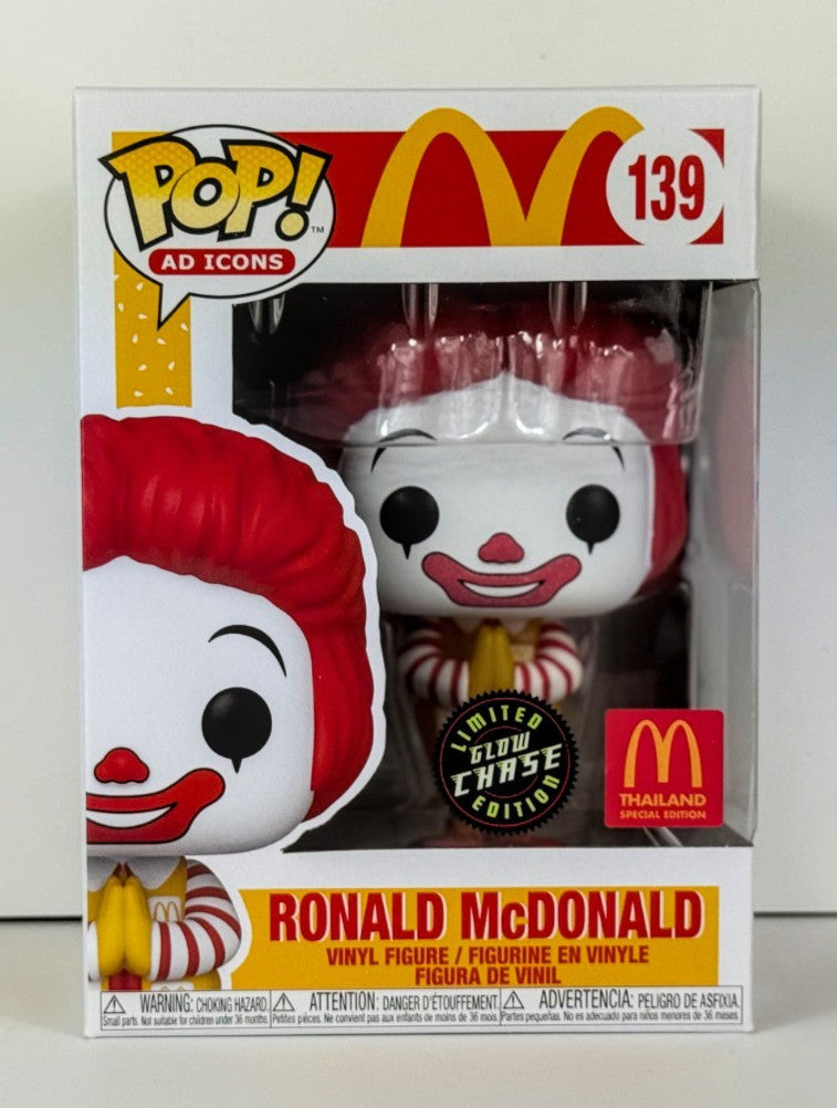 Funko POP Vinyl - Ad Icons - Ronald McDonald - #139 GITD Chase