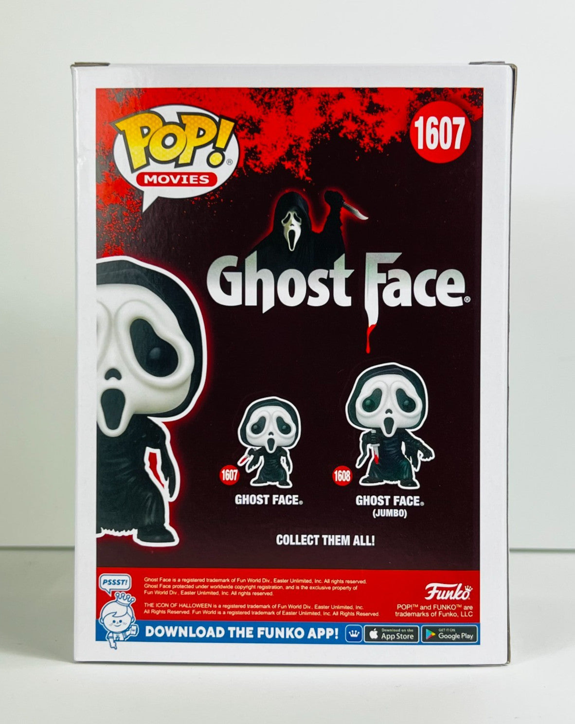 Funko POP Vinyl - Movies - Ghost Face - #1607 GITD Amazon Exclusive