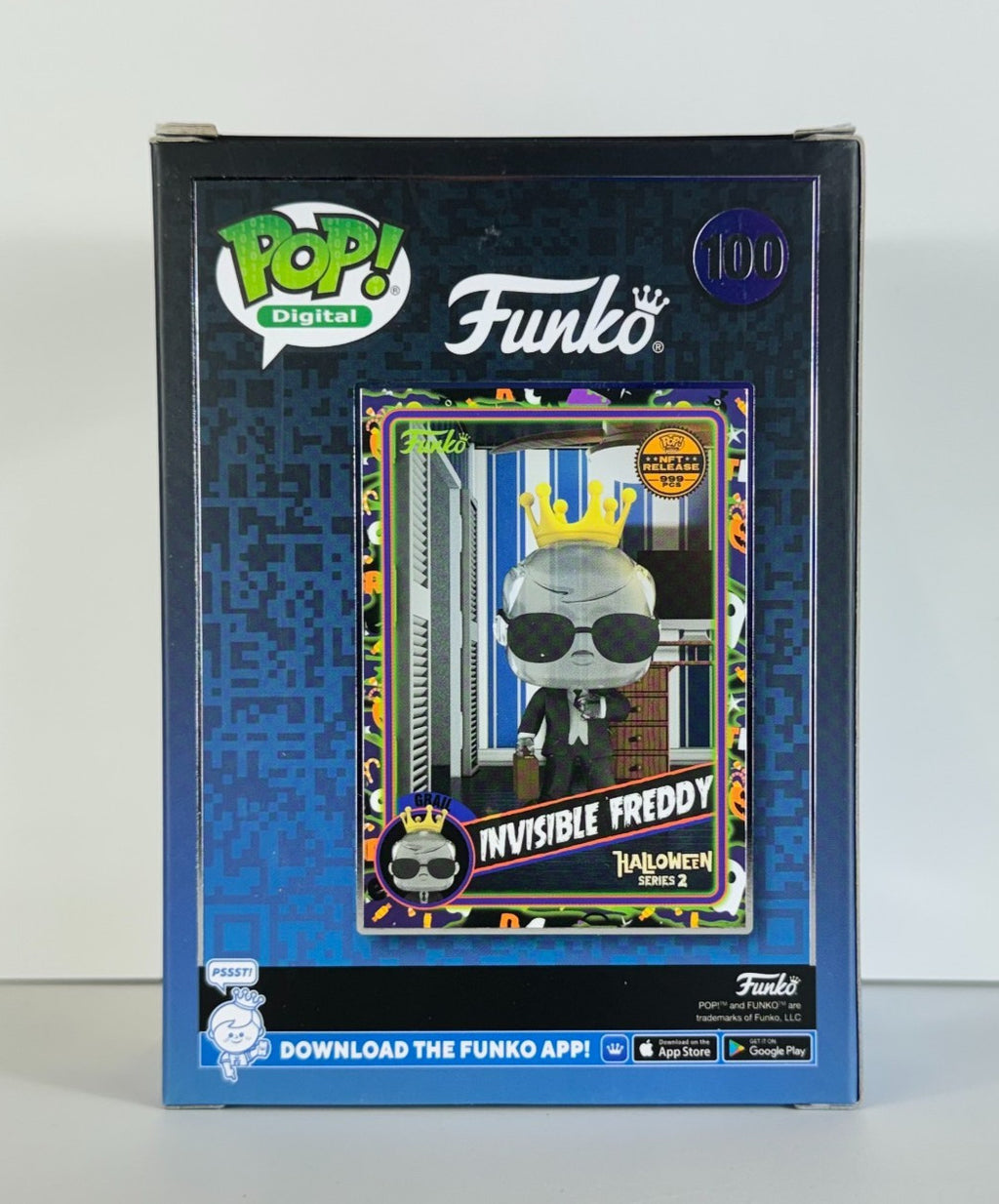 Funko POP Vinyl - Digital - Halloween Series 2 - Invisible Freddy #100 - 999 Pcs