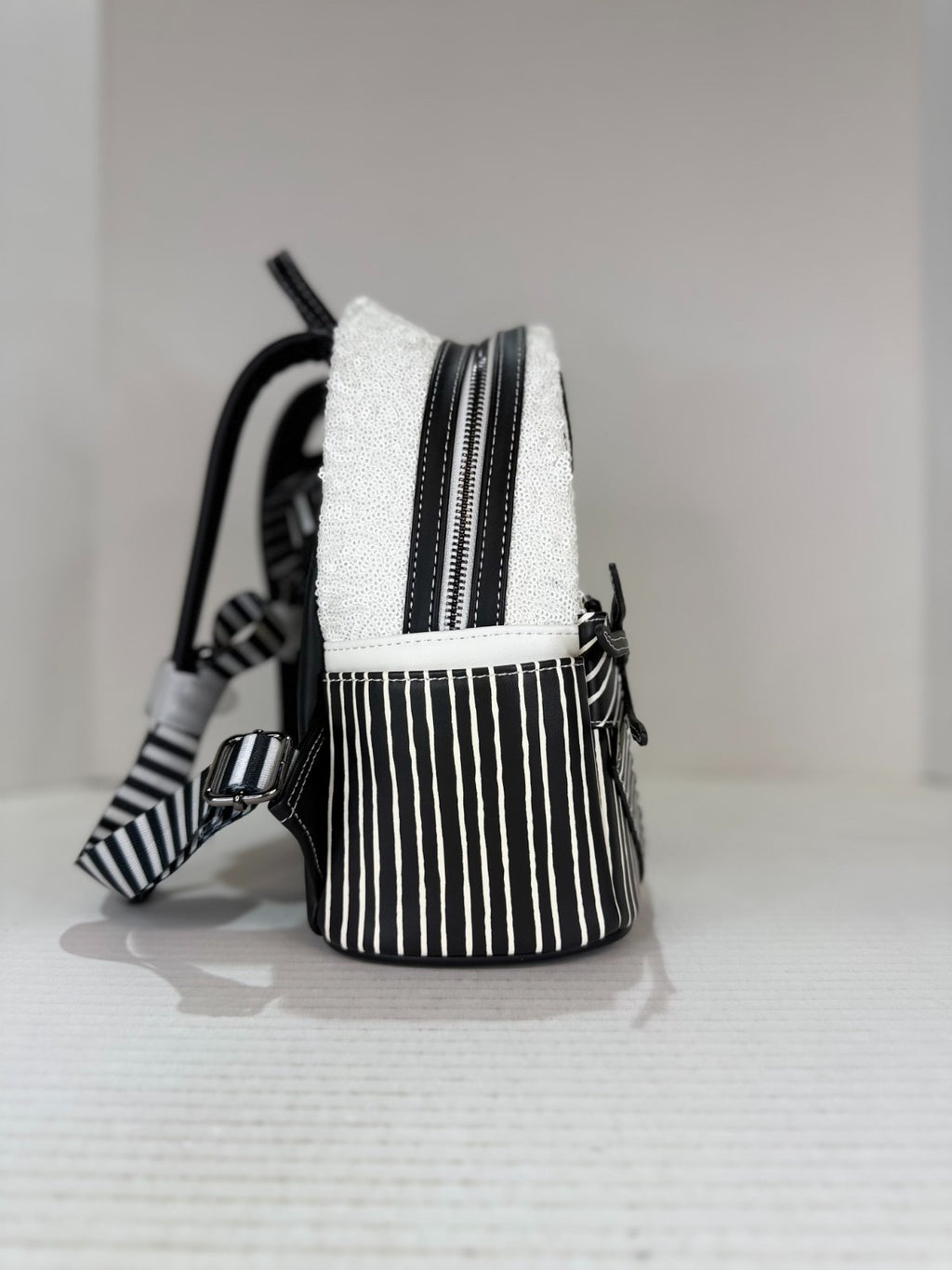 Loungefly Nightmare Before Christmas Jack Skellington Sequin Mini Backpack NWT