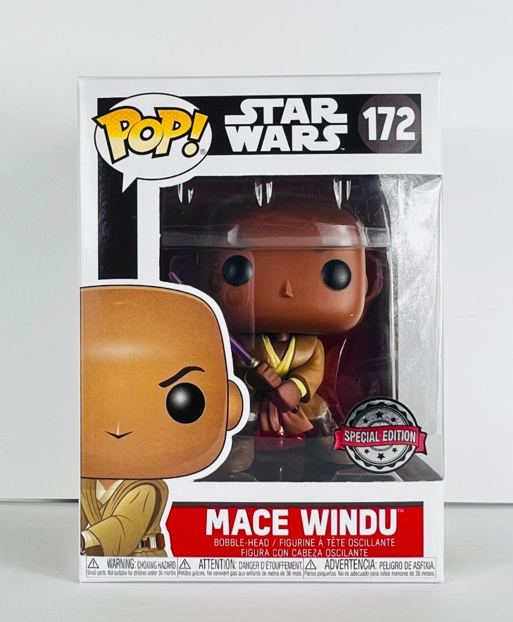 Funko POP Vinyl - Star Wars - Mace Windu - #172 Special Edition