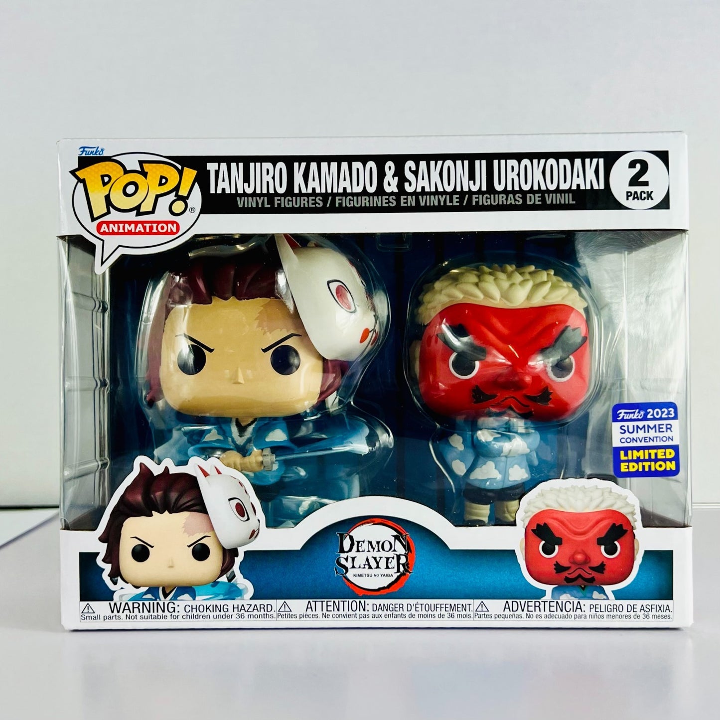 Funko POP! Vinyl - Animation - Demon Slayer - Tanjiro Kamado & Sakonji Urokodaki