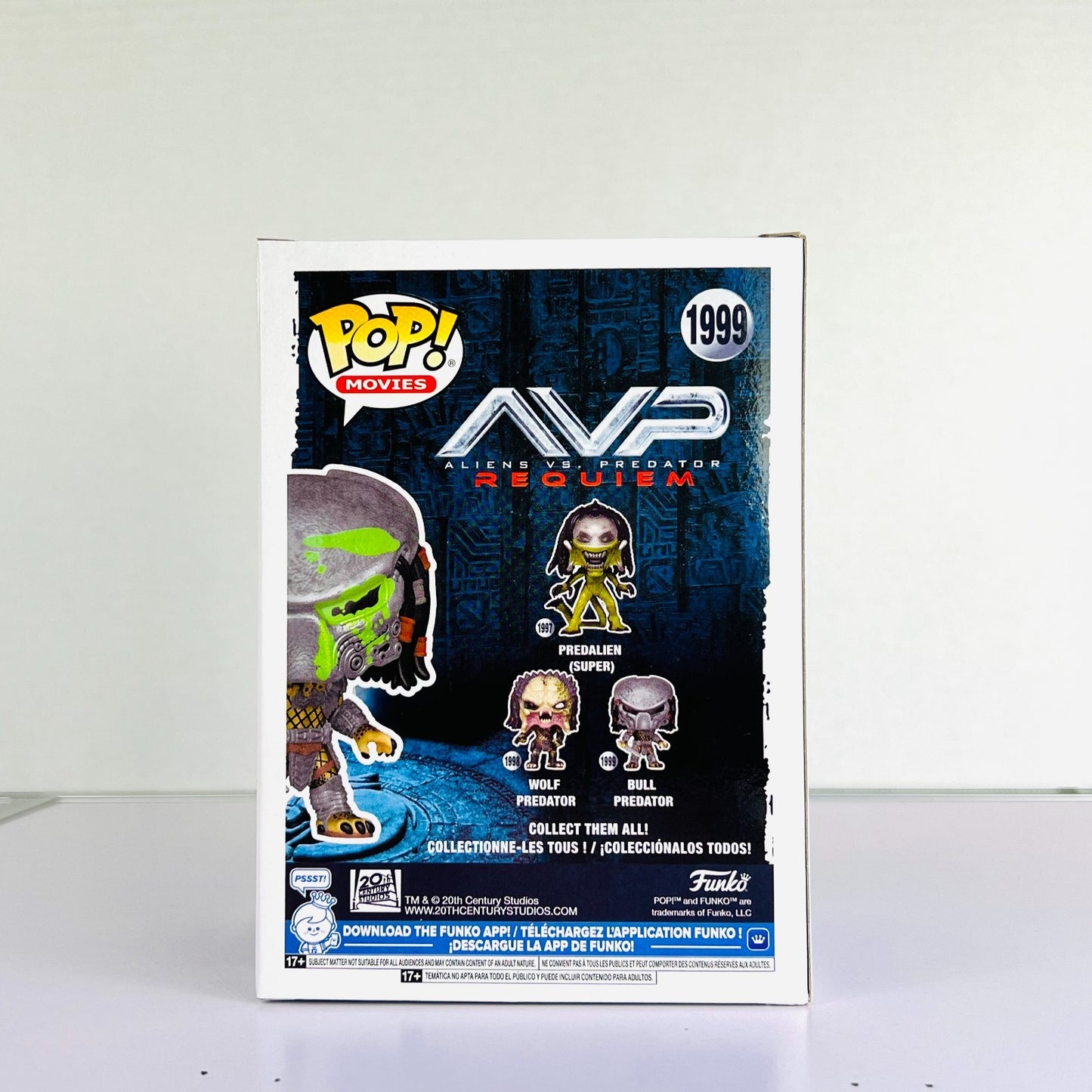 Funko POP Vinyl - Movies - Alien vs. Predator AVP - Bull Predator - #1999 GITD