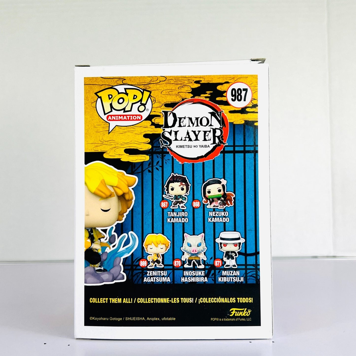 Funko POP Vinyl - Animation - Demon Slayer - Zenitsu Agatsuma - #987 Funimation
