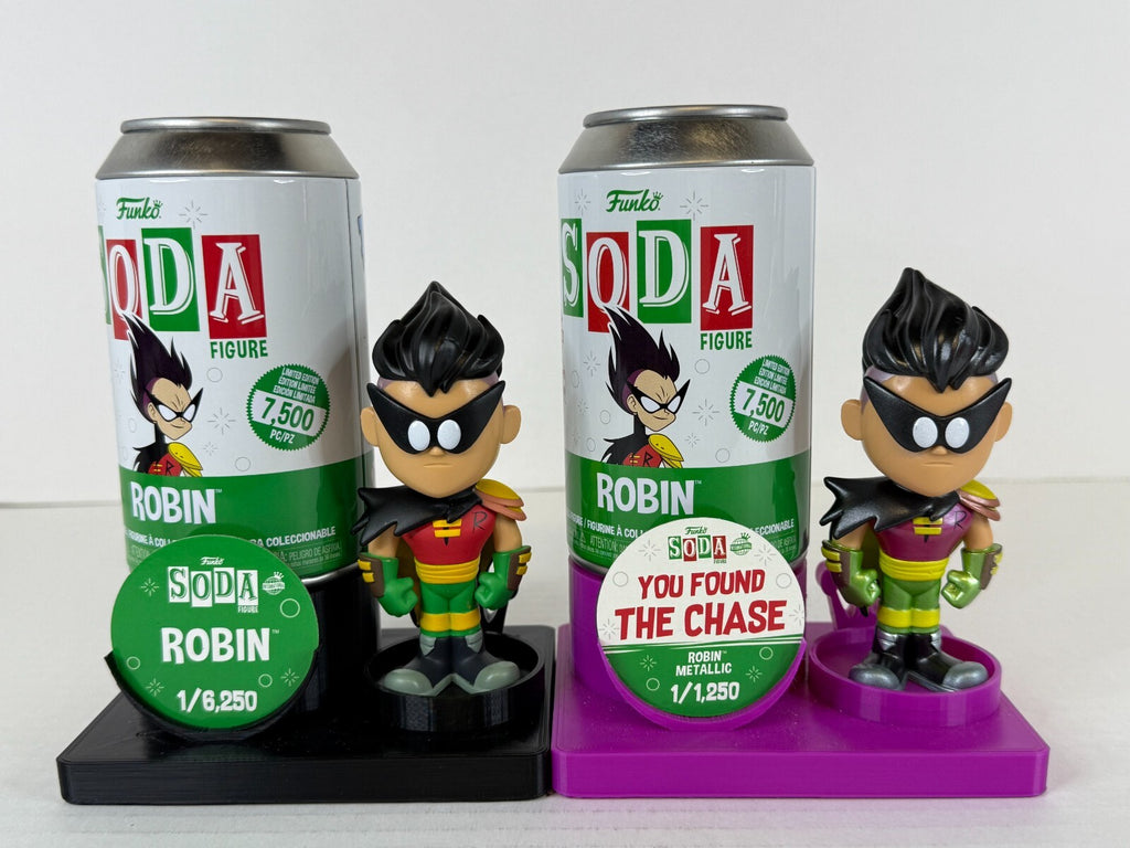 Funko POP Soda - Teen Titan Go - Robin - Common and Chase Set - 7500 Pcs