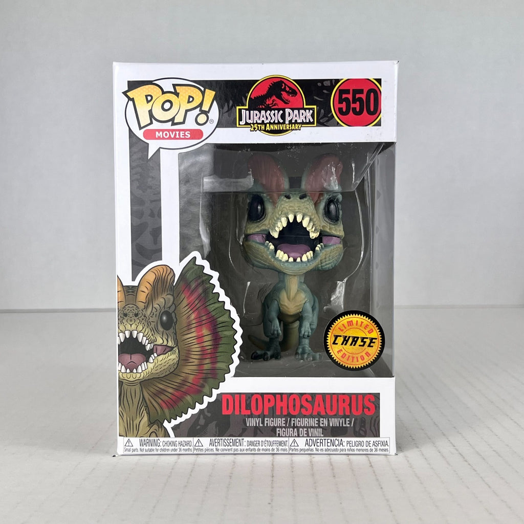 Funko POP Vinyl - Movies - Jurassic Park - Dilophosaurus - #550 Chase