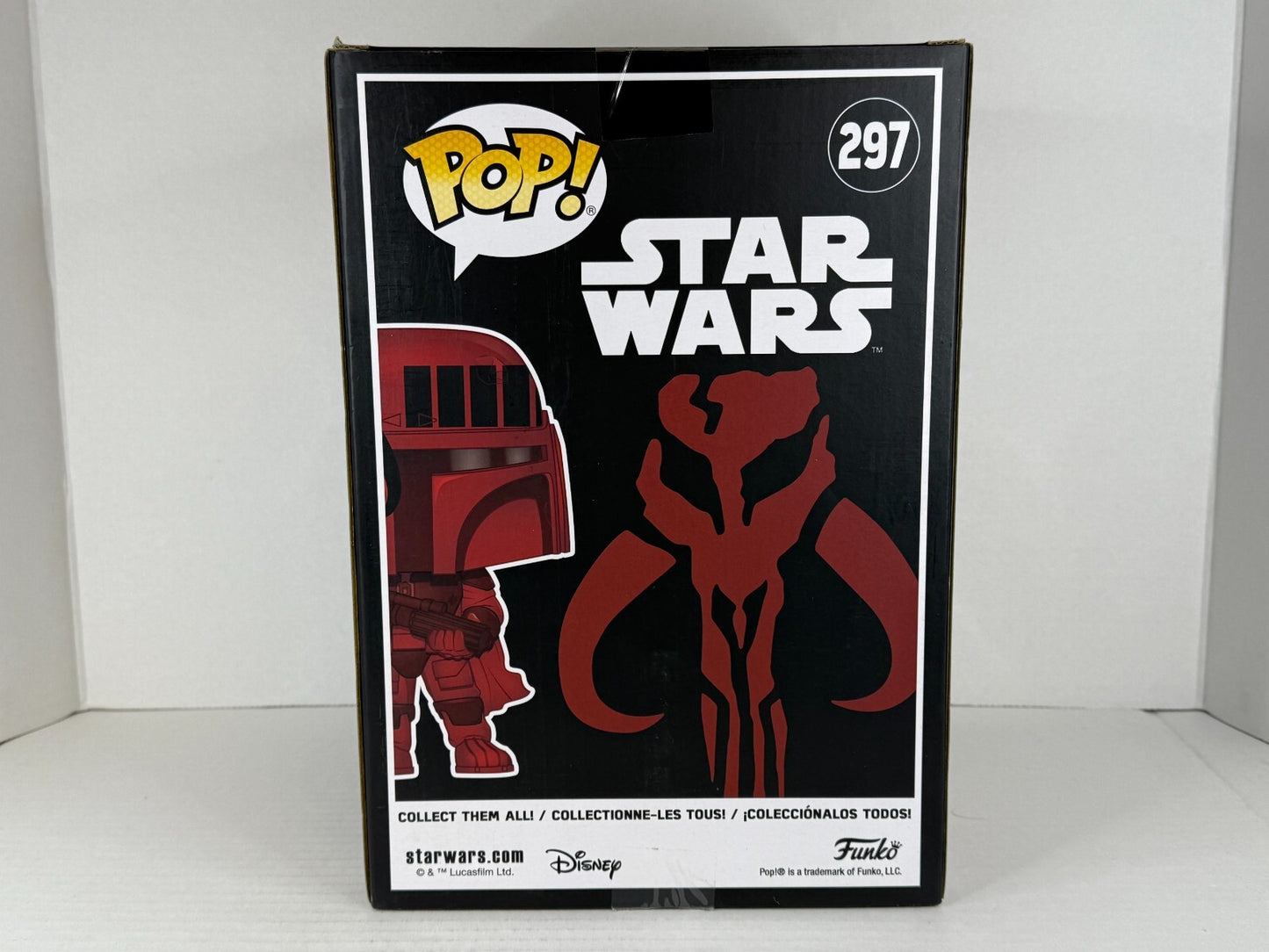 Funko POP Vinyl - Star Wars - Boba Fett - #297 Burgundy - 10" Inch