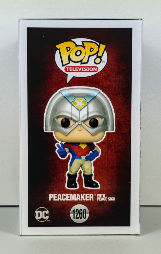 Funko POP Vinyl - Television - DC - Peacemaker With Peace Sign - #1260