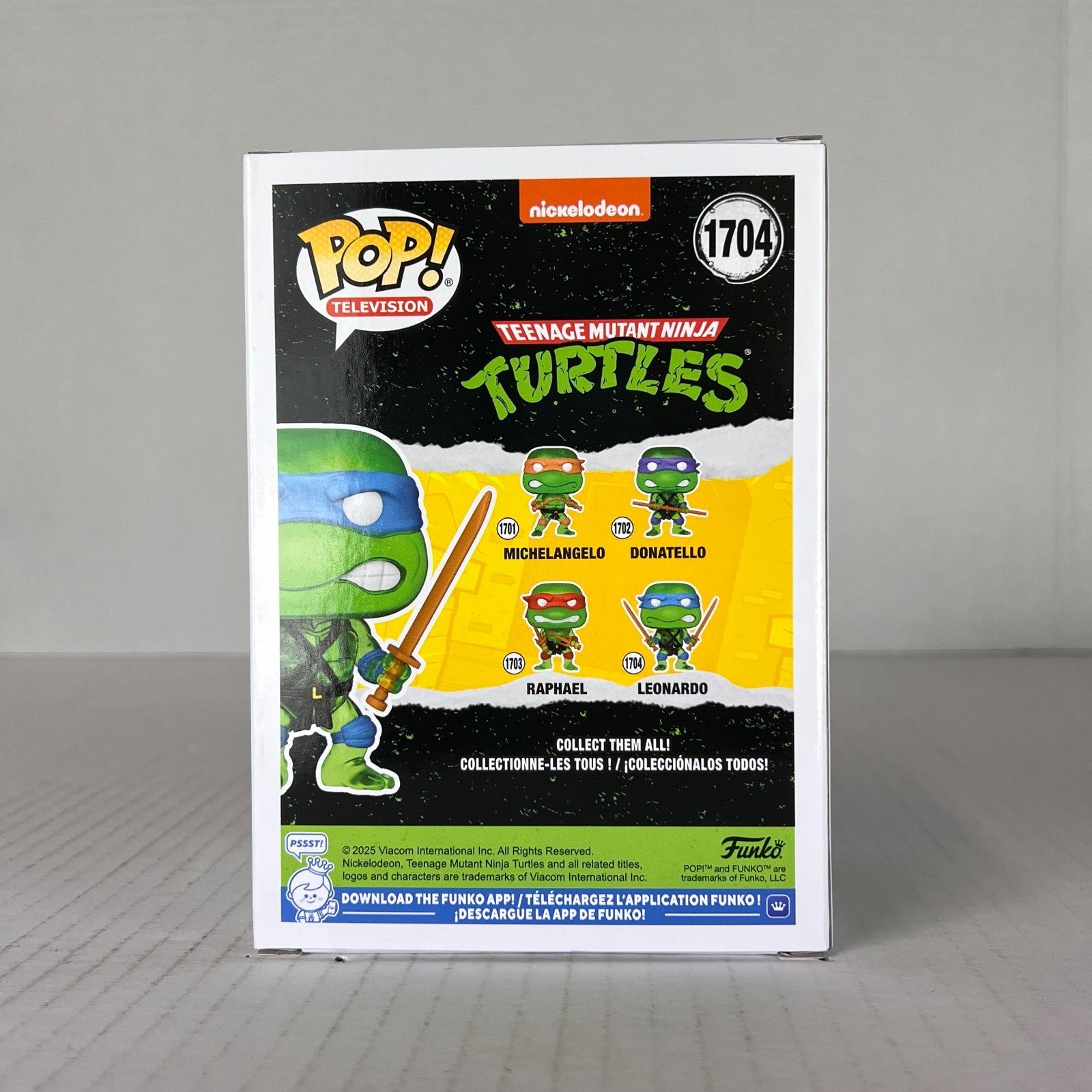 Funko POP Vinyl - Television - Teenage Mutant Ninja Turtles - Leonardo - #1704