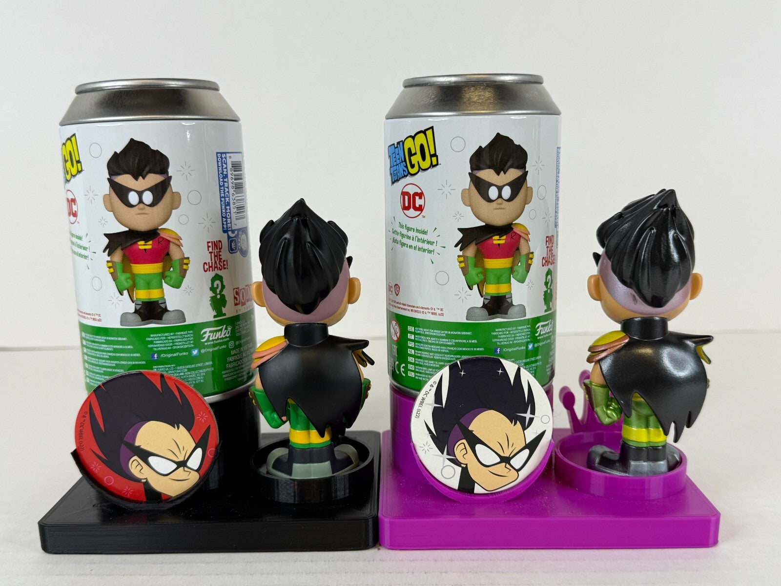 Funko POP Soda - Teen Titan Go - Robin - Common and Chase Set - 7500 Pcs