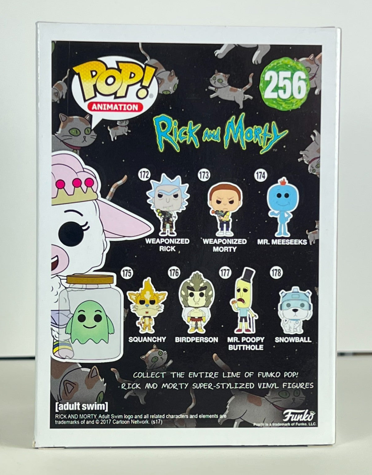 Funko POP Vinyl - Animation - Rick And Morty - Tinkles / Ghost In A Jar - #256