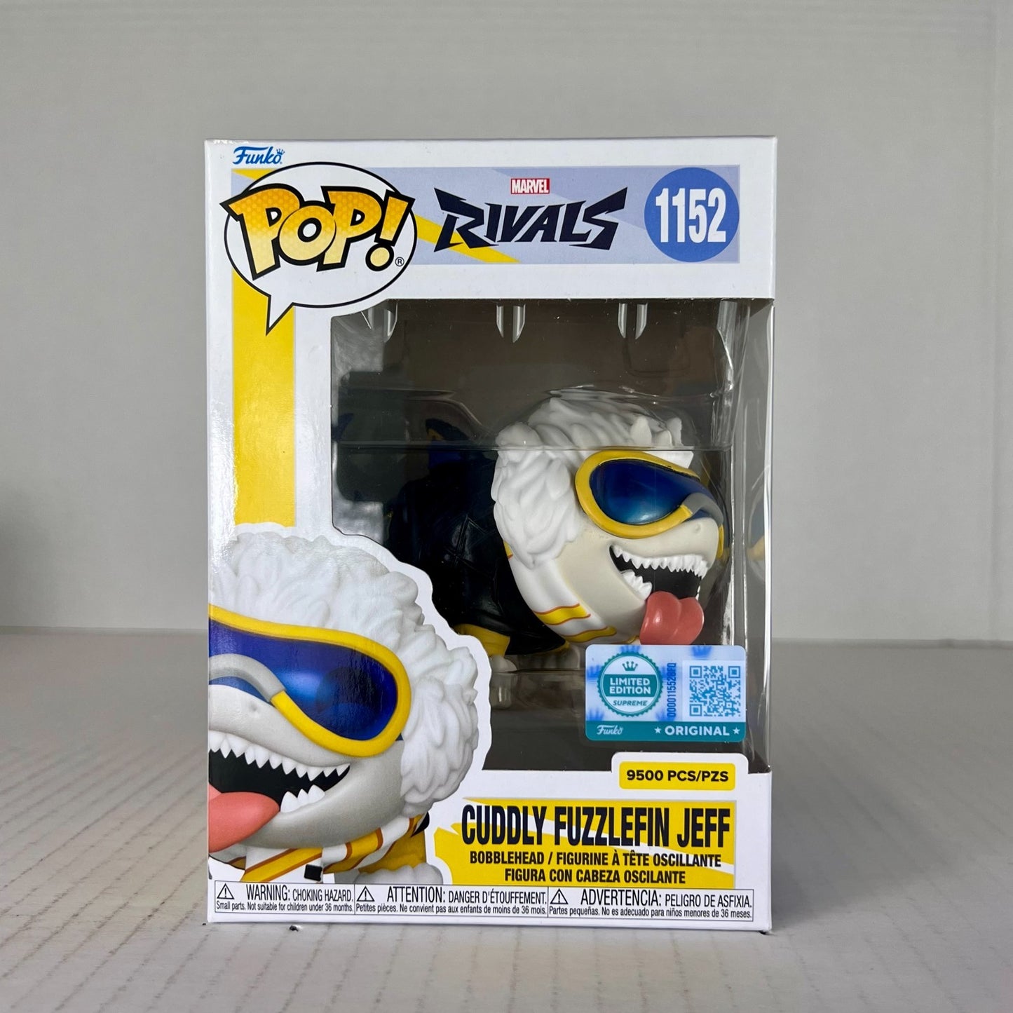 Funko POP Vinyl - Marvel - Rivals - Cuddly Fuzzlefin Jeff - #1152 9500 Pcs