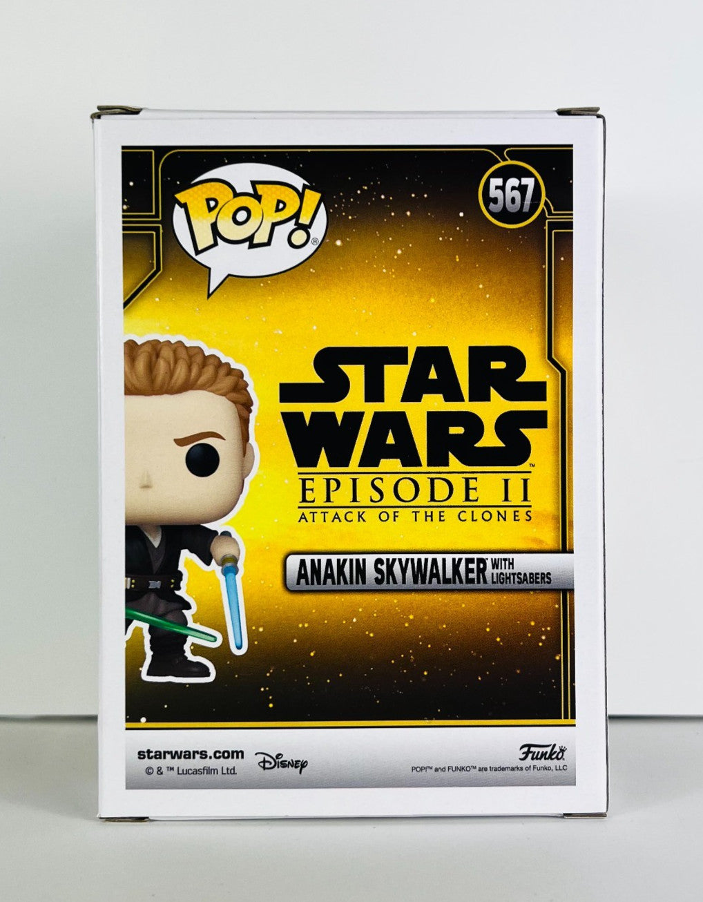 Funko POP Vinyl - Star Wars - Anakin Skywalker With Lightsabers - #567 FC 2022