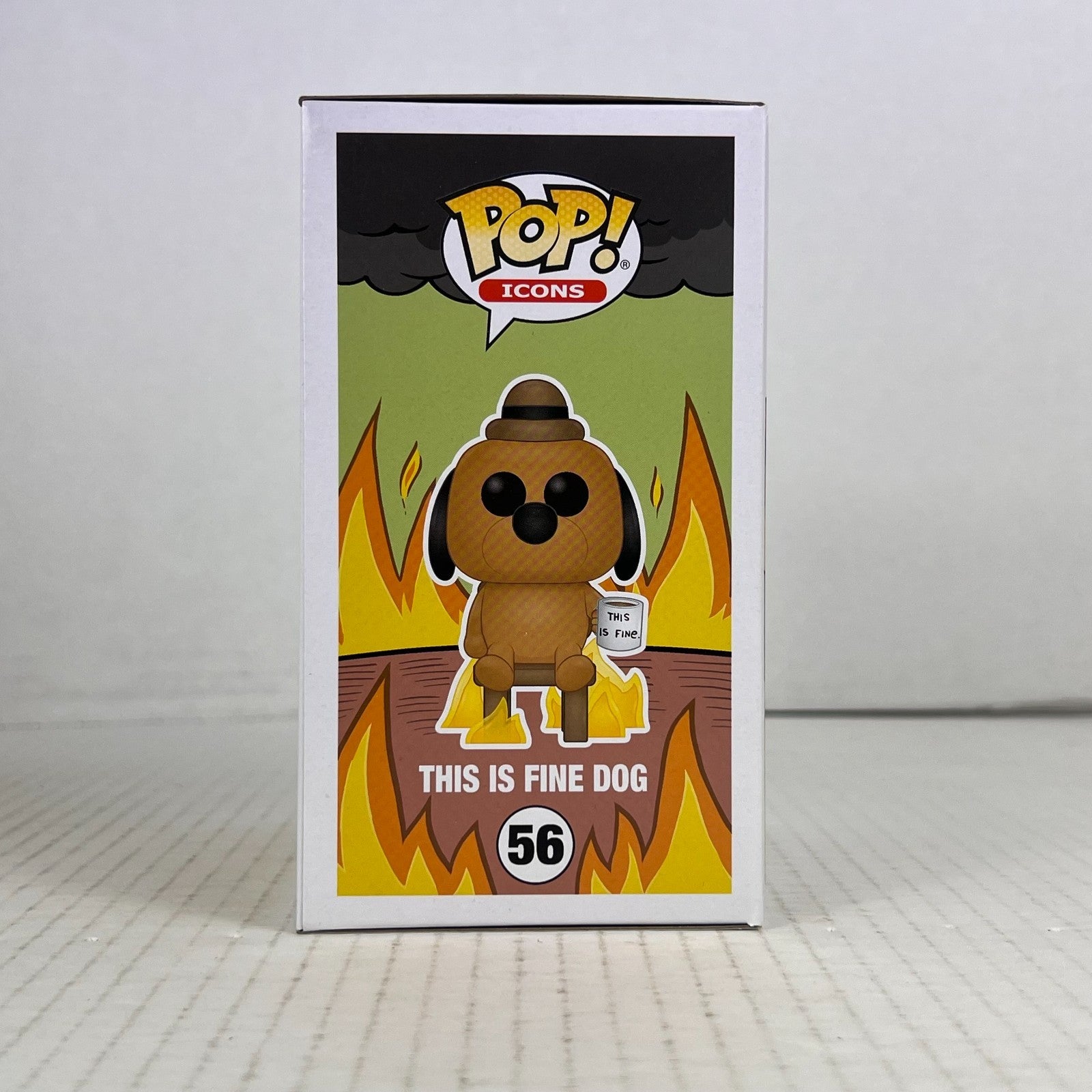 Funko POP Vinyl - Icons - This is Fine Dog - #56