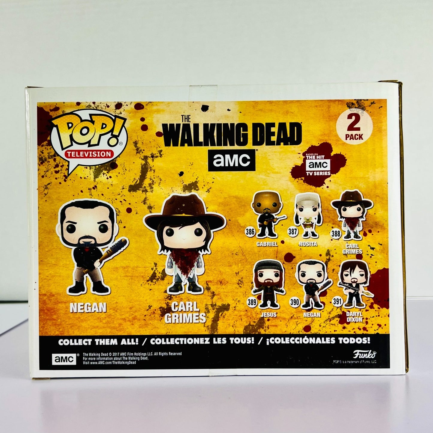 Funko POP! Vinyl - Television - The Walking Dead - Negan & Carl Grimes - 2 Pack