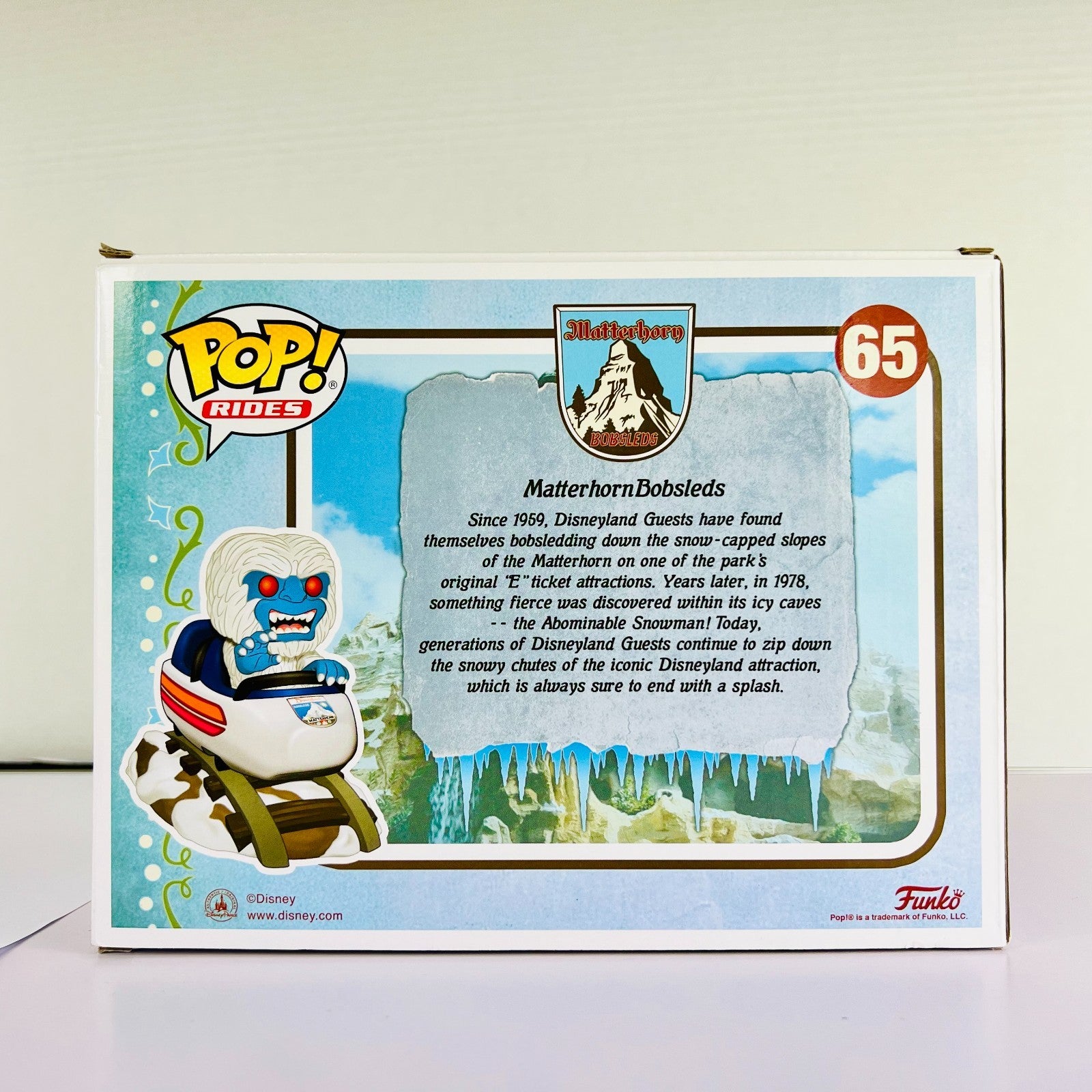 Funko POP! Vinyl - Rides - Matterhorn Bobsled And Abominable Snowman - #65