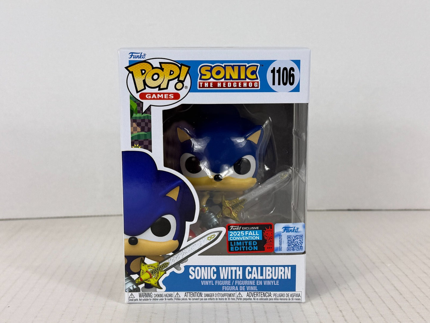 Funko POP Vinyl - Games - Sonic The Hedgehog - Sonic With Caliburn - #1106