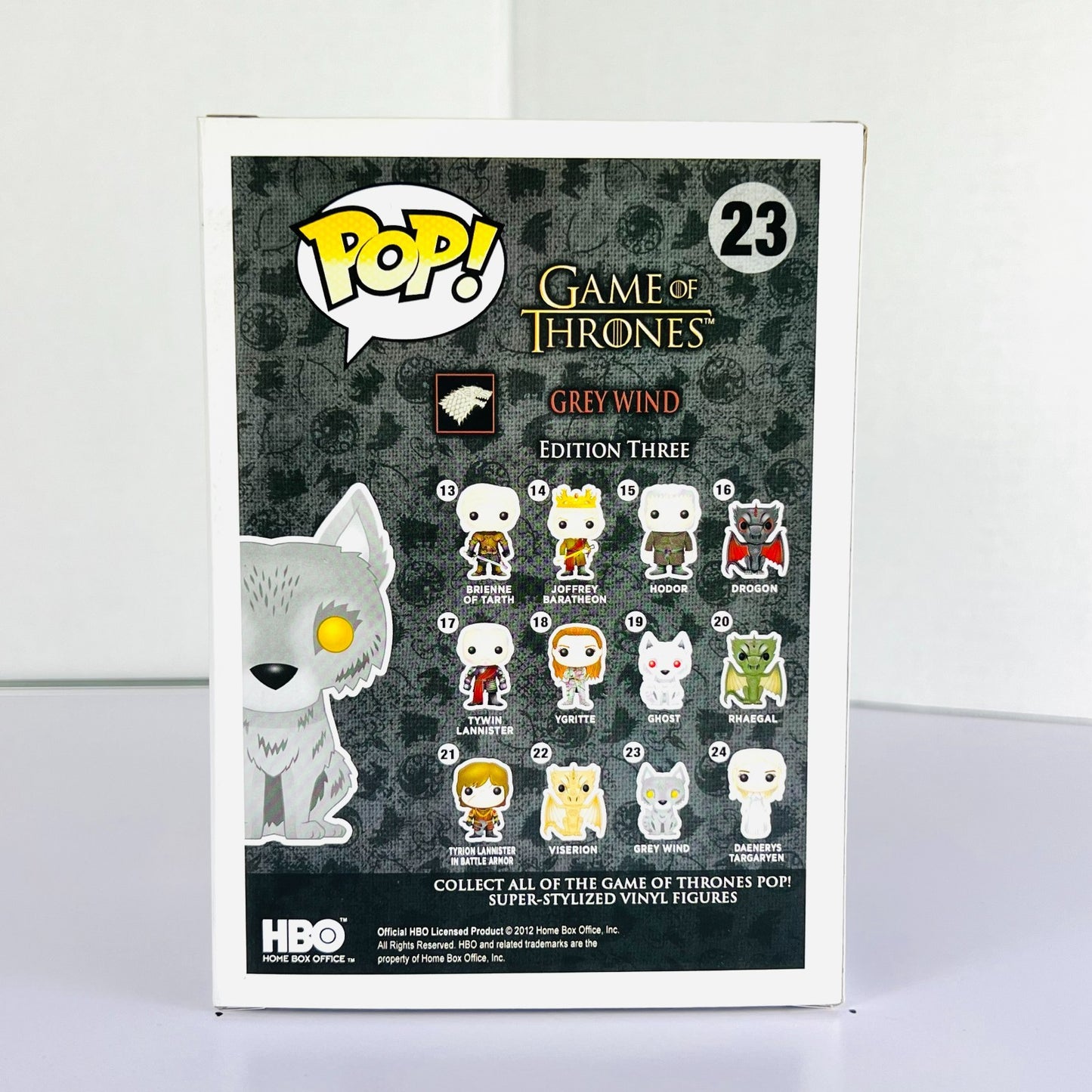 Funko POP Vinyl - Game Of Thrones - Grey Wind - #23 Underground Toys Faded