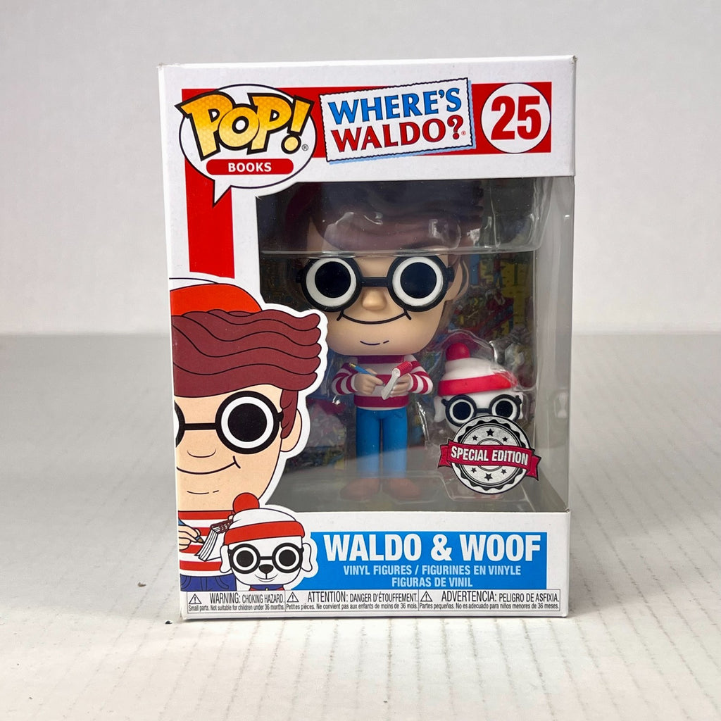 Funko POP Vinyl - Books - Where's Waldo ? - Waldo & Woof - #25