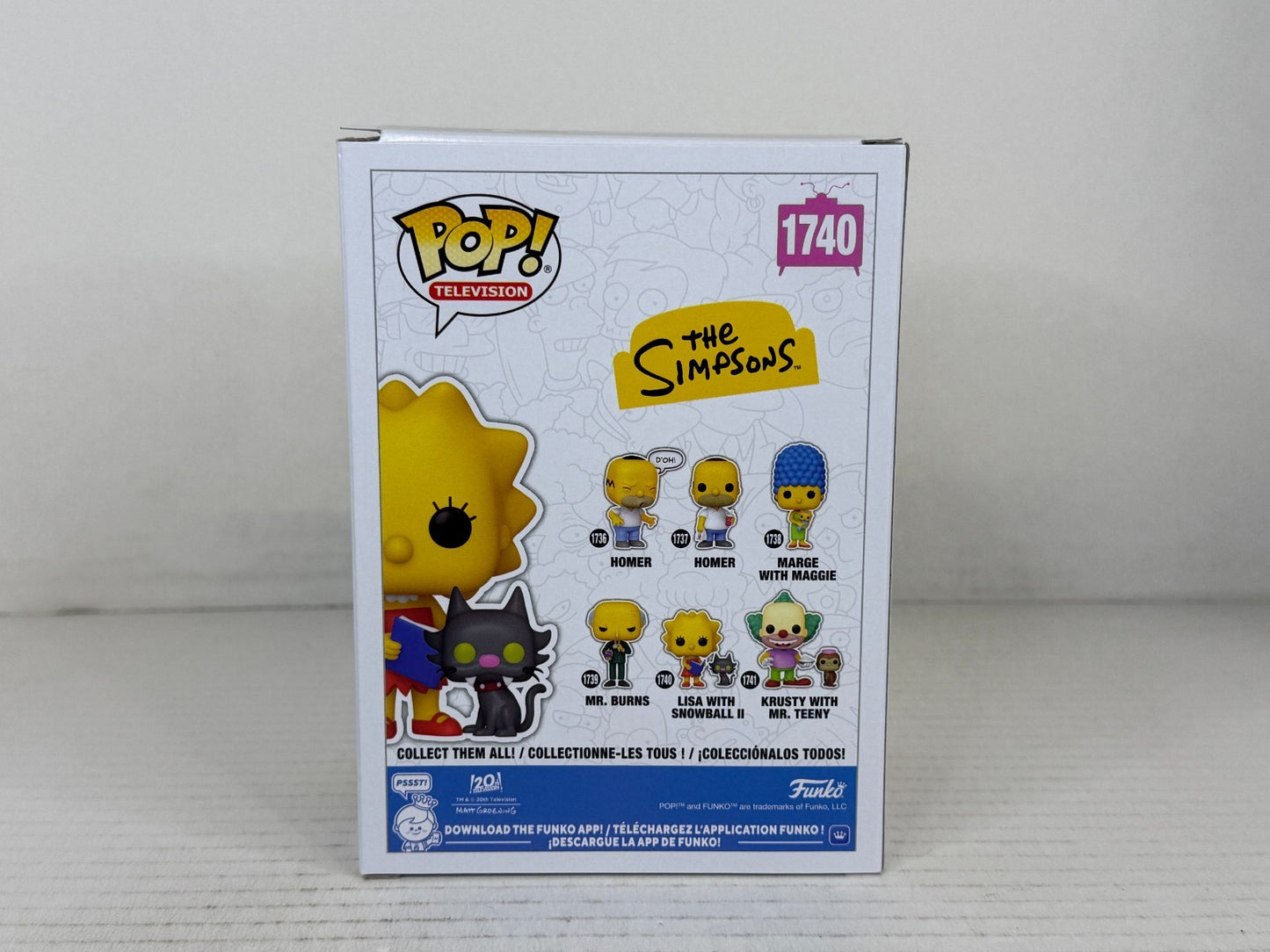 Funko POP Vinyl - Television - The Simpsons - Lisa With Snowball II - #1740