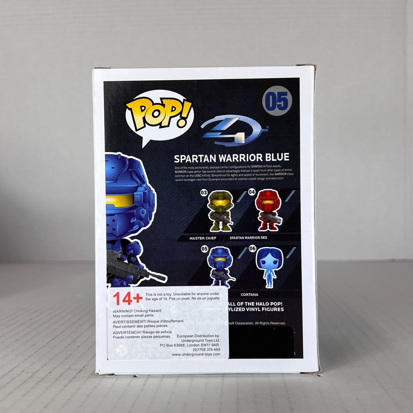 Funko POP Vinyl - HALO 4 - Spartan Warrior Blue - #05