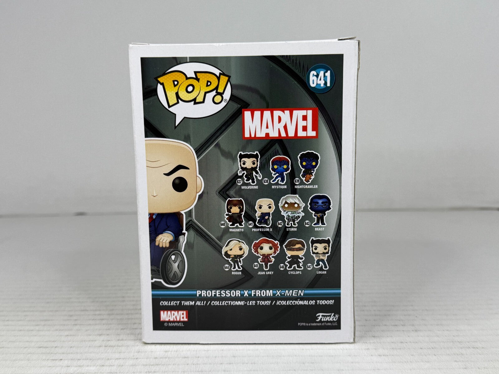 Funko POP - Marvel - X-Men - Professor X #641 - Signed James McAvoy COA