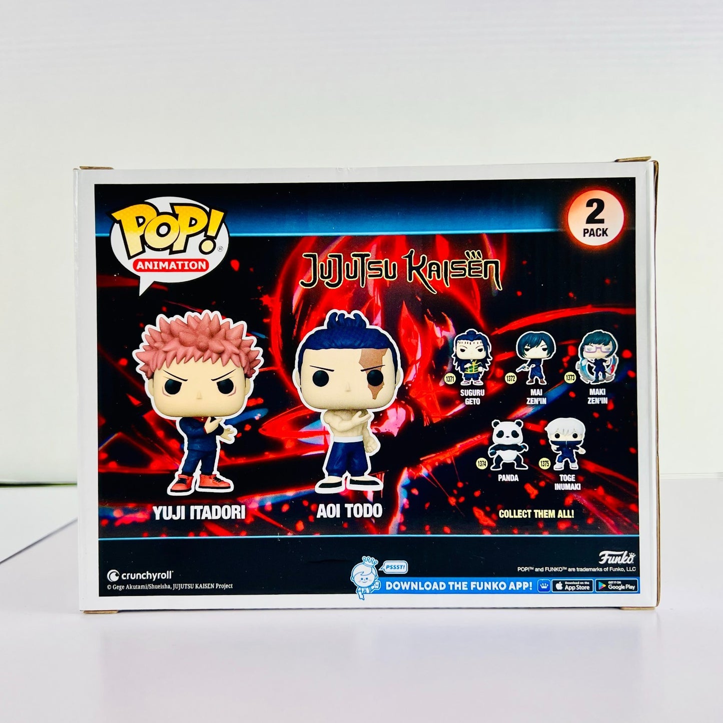 Funko POP! Vinyl - Animation - Jujutsu Kaisen - Yuji Itadori & Aoi Todo - 2 Pack