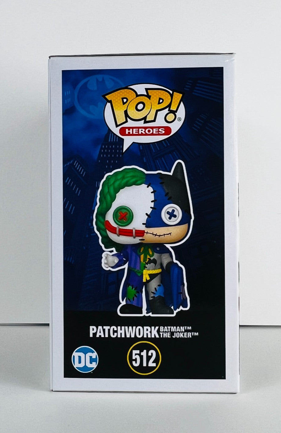 Funko POP Vinyl - Heroes - Batman - Patchwork Batman The Joker - #512 Hot Topic
