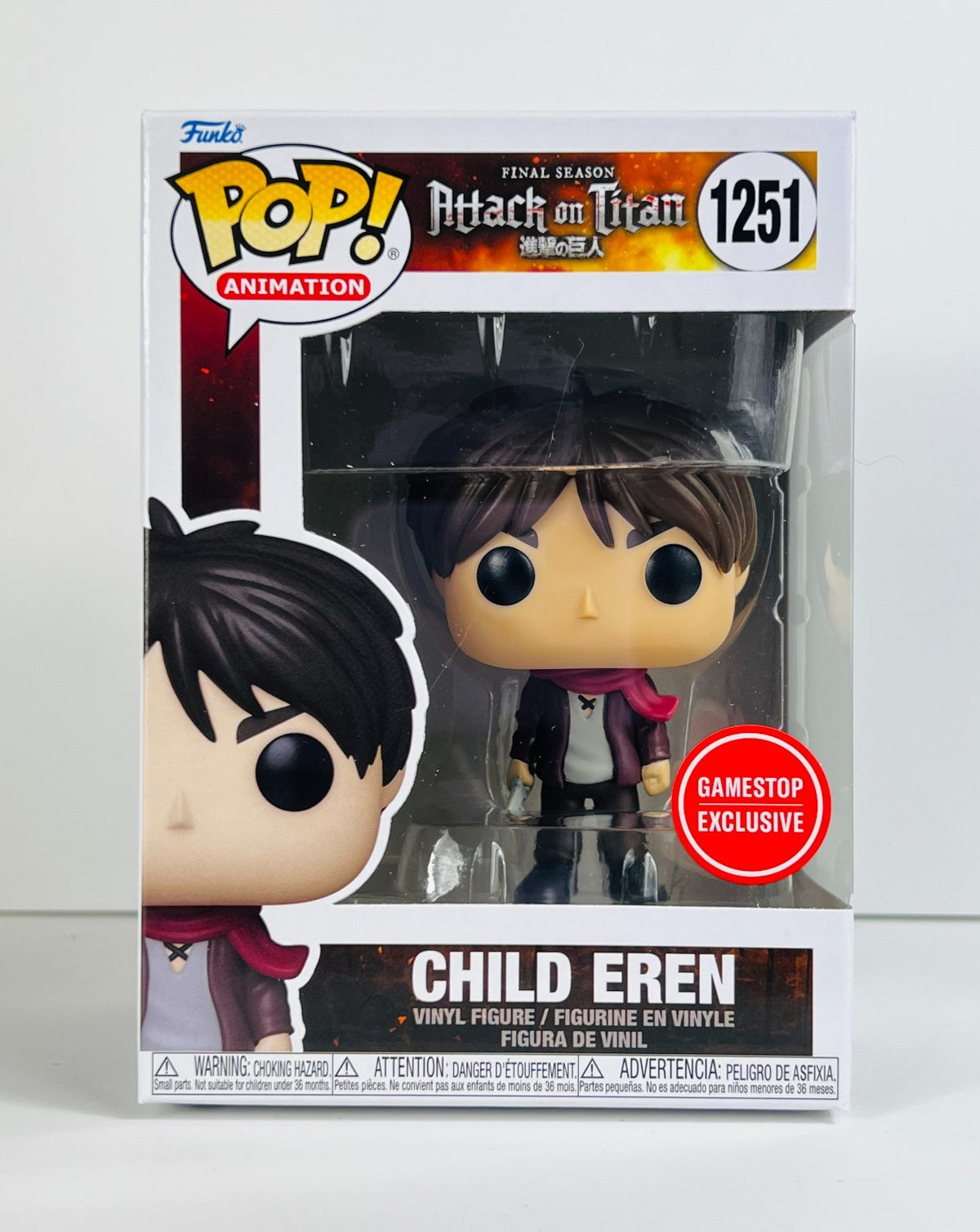 Funko POP Vinyl - Animation - Attack On Titan - Child Eren - #1251 GameStop [3]
