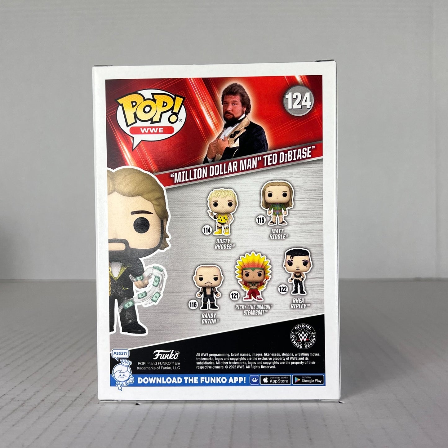 Funko POP Vinyl - WWE - Million Dollar Man Ted DiBiase - #124 Diamond Chase