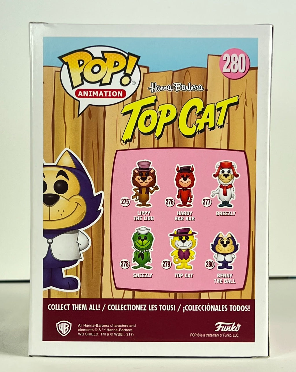 Funko POP Vinyl - Animation - Top Cat - Benny The Ball - #280 Chase