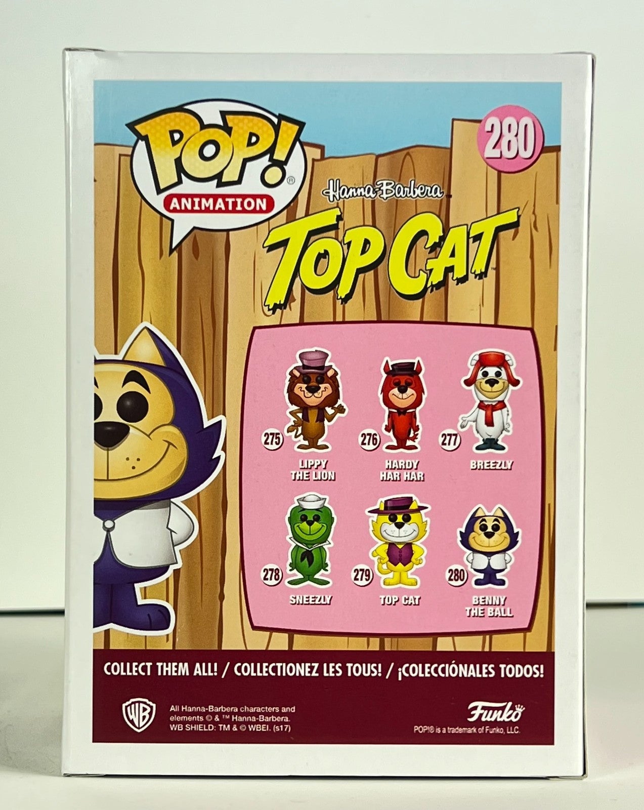 Funko POP Vinyl - Animation - Top Cat - Benny The Ball - #280 Chase