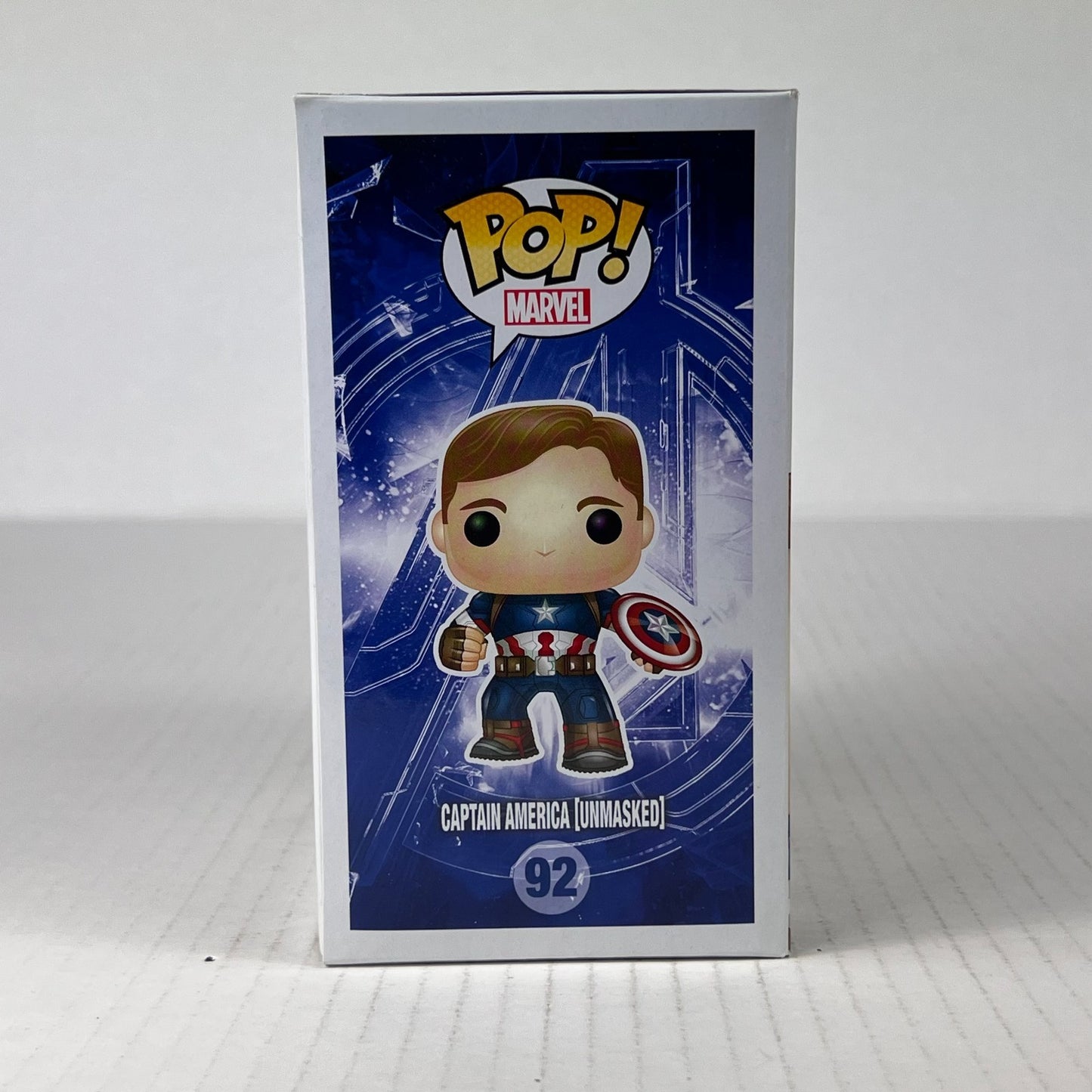 Funko POP Vinyl - Marvel - Avengers - Captain America Unmasked #92 SC 2015