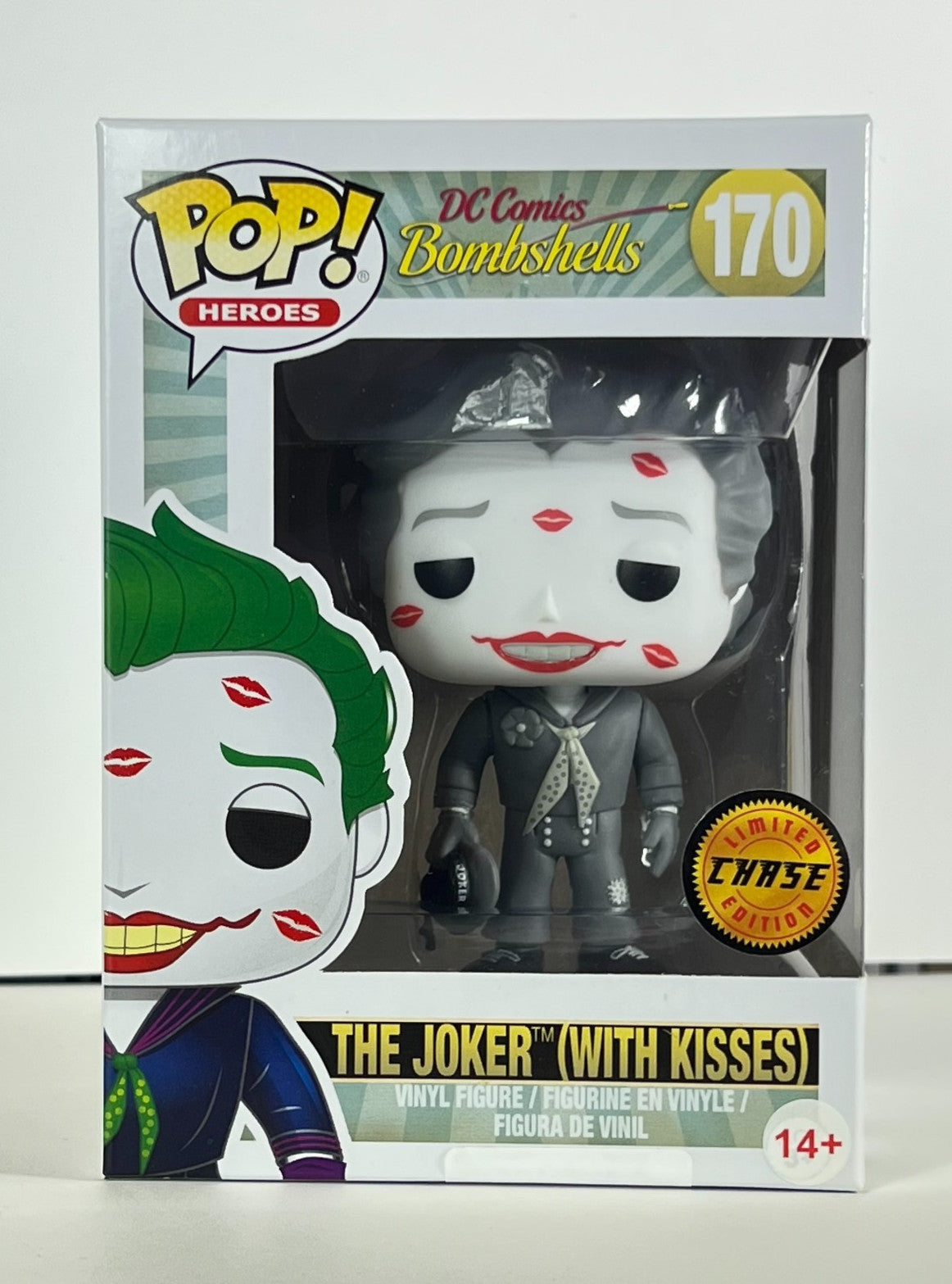 Funko POP Vinyl - Heroes - DC Bombshells - The Joker With Kisses - #170 Chase