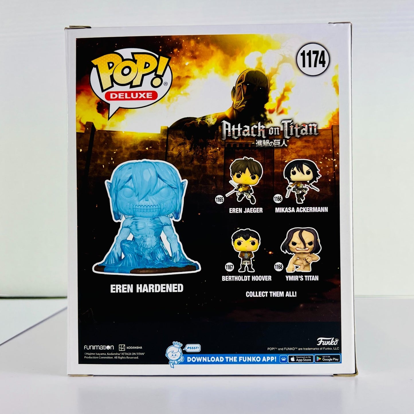 Funko POP! Vinyl - Deluxe - Attack On Titan - Eren Hardened - #1174