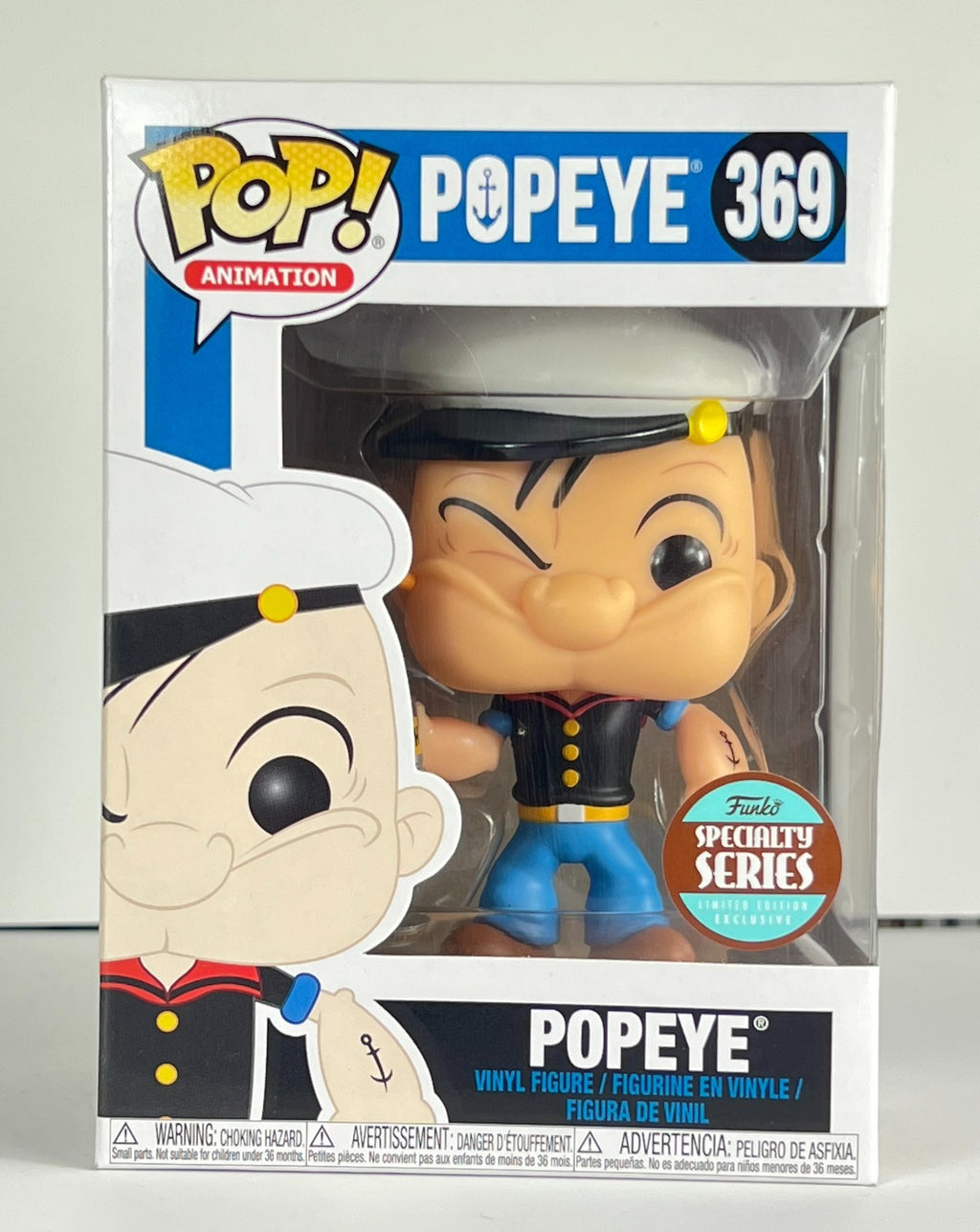 Funko POP Vinyl - Animation - Popeye - #369 Specialty Series
