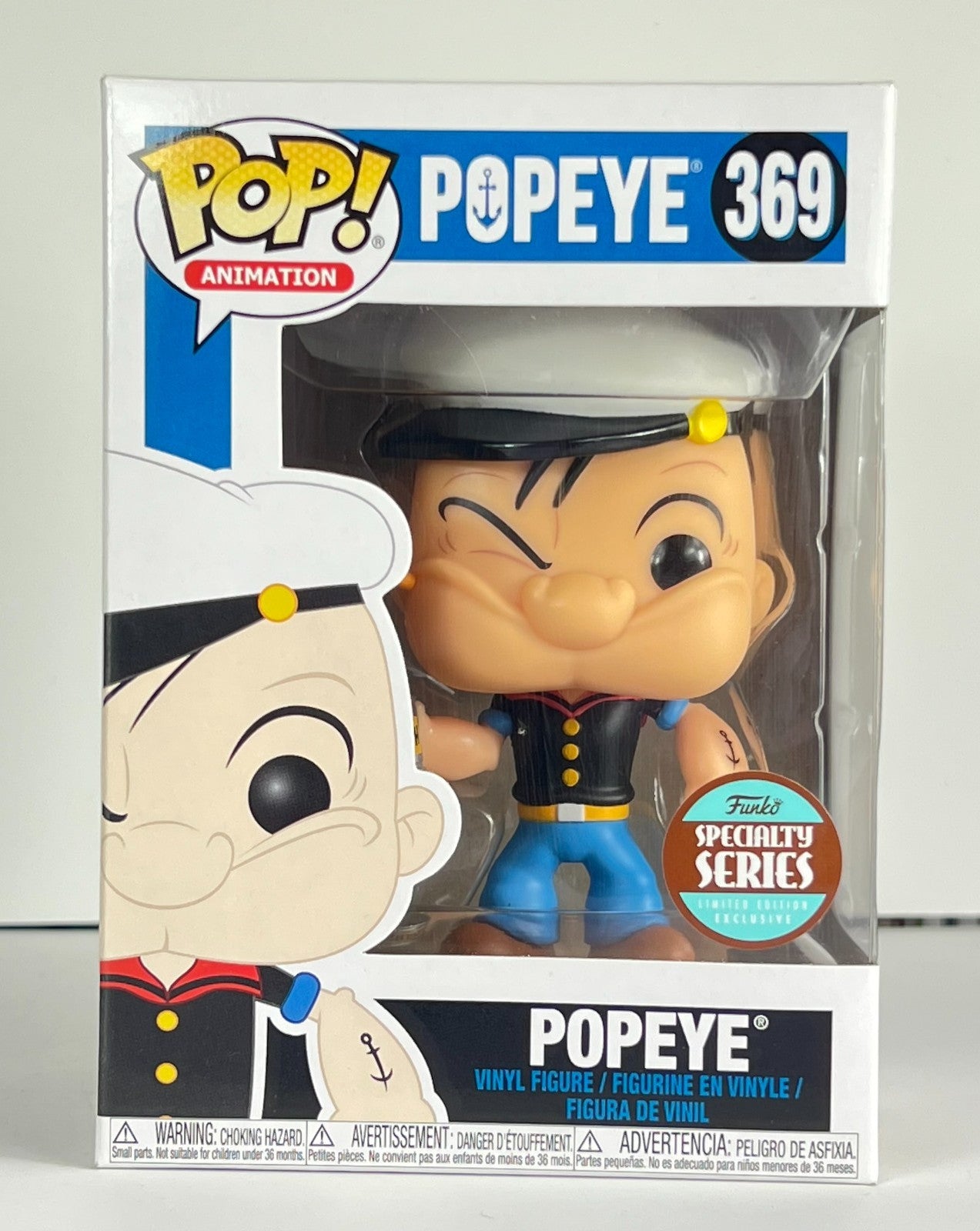 Funko POP Vinyl - Animation - Popeye - #369 Specialty Series