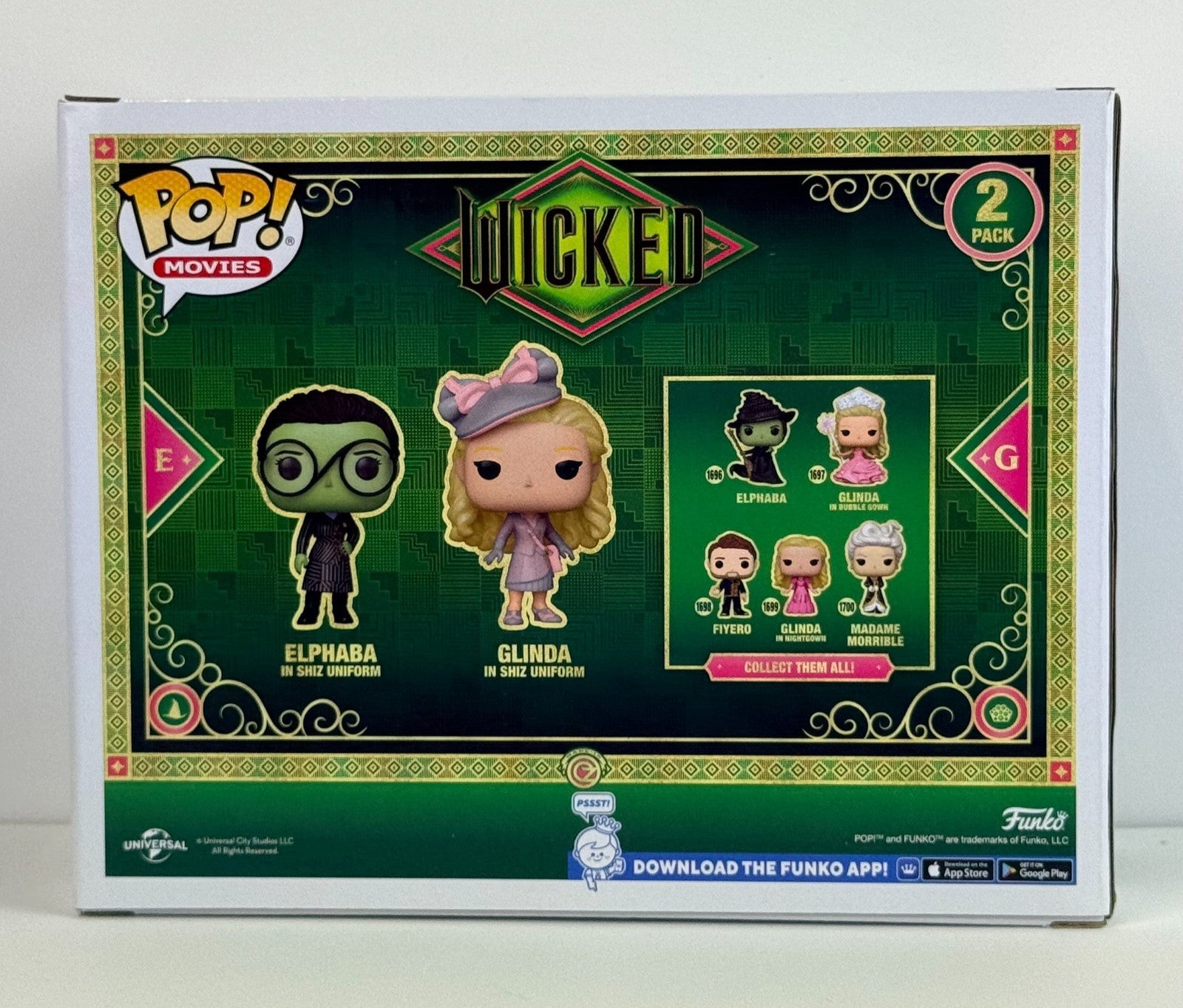 Funko POP Vinyl - Movies - Wicked - Elphaba & Glinda - 2 Pack